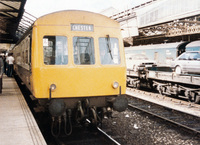 Class 101 DMU at Crewe