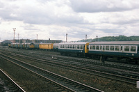 Class 101 DMU at Haymarket depot