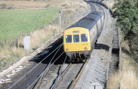 Class 101 DMU at Cadder Yard