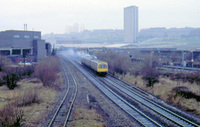 Class 101 DMU at Sighthill East