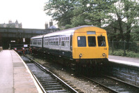 Class 101 DMU at Lancaster