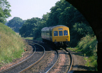 Class 101 DMU at Shotts