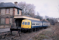 Class 101 DMU at Sudbury