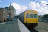 Class 101 DMU at Dunbar