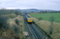 Class 101 DMU at south of Lugton