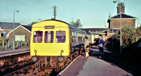 Class 101 DMU at Oulton Broad South