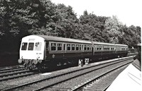 Class 101 DMU at Princes Street Gardens