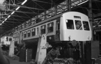 Class 101 DMU at Swindon Works