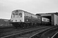 Class 101 DMU at Haymarket depot