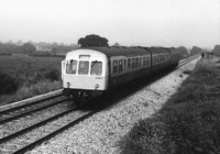 Class 101 DMU at Chelvey