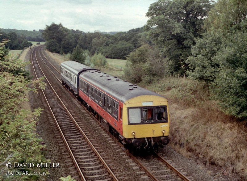 Class 101 DMU at Cuddington