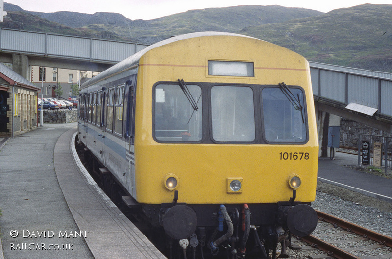 Class 101 DMU at Blaenau Ffestiniog