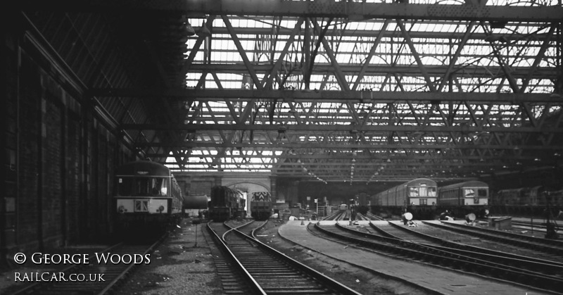 Class 101 DMU at Leith Central depot