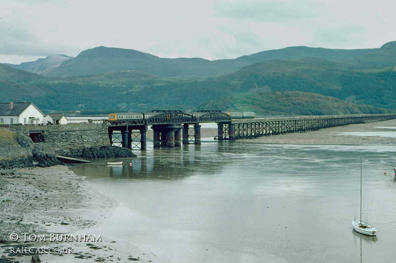 Class 101 DMU at Barmouth Bridge