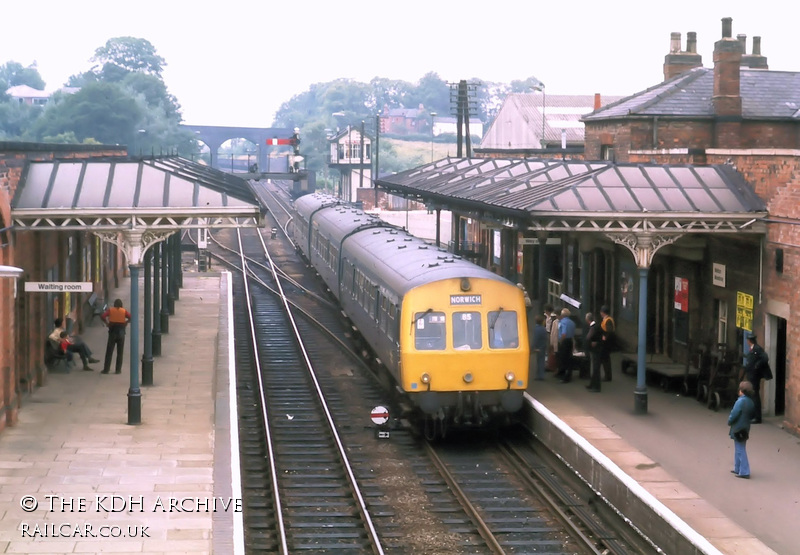 Class 101 DMU at Melton Mowbray