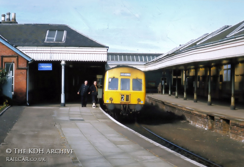 Class 101 DMU at North Berwick