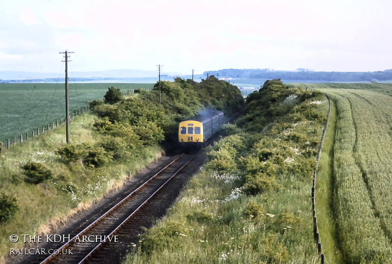Class 101 DMU at Dirleton