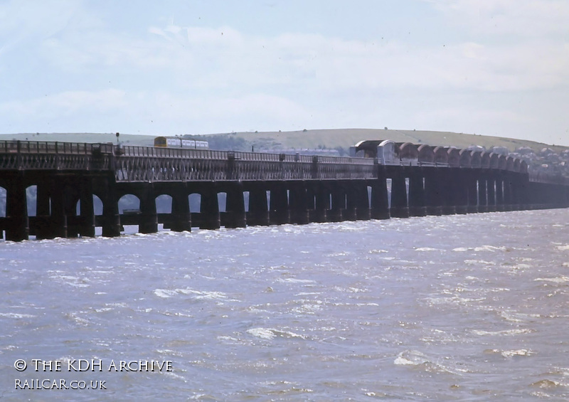 Class 101 DMU at Tay Bridge