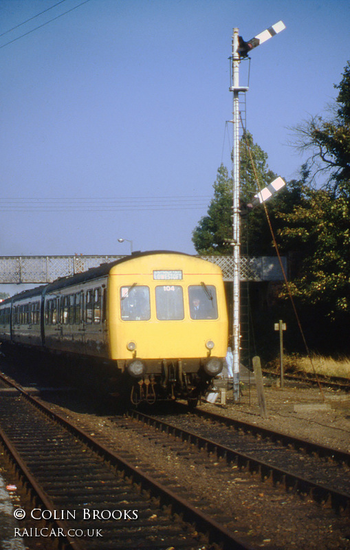 Class 101 DMU at Beccles