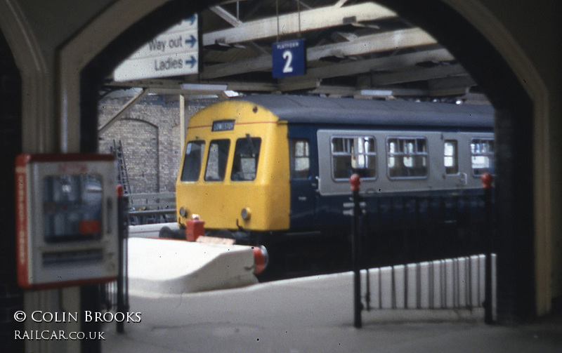 Class 101 DMU at Lowestoft