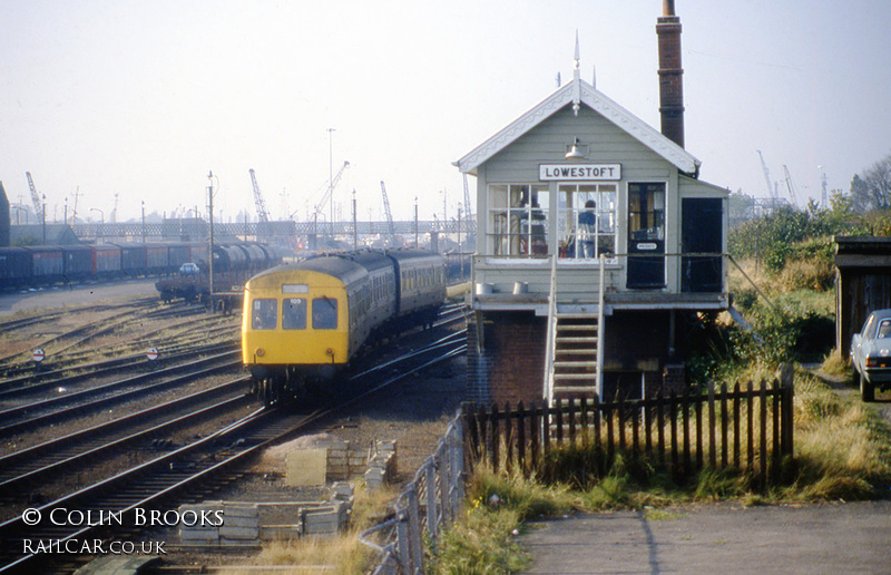 Class 101 DMU at Lowestoft