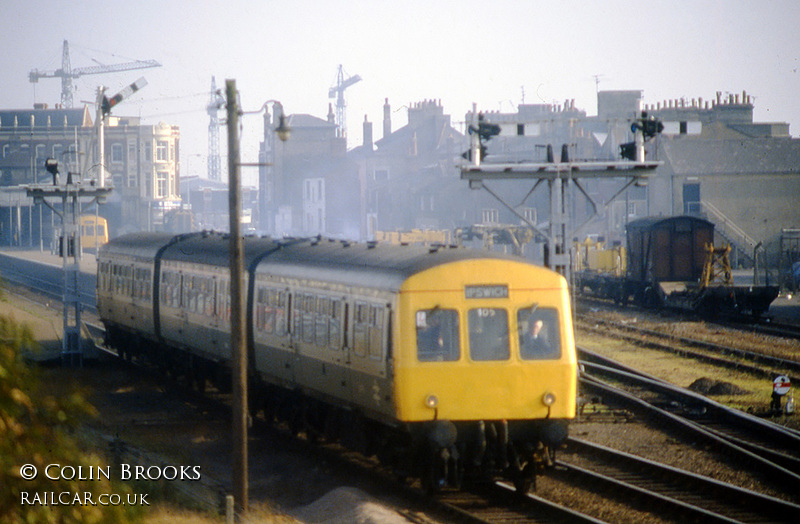 Class 101 DMU at Lowestoft