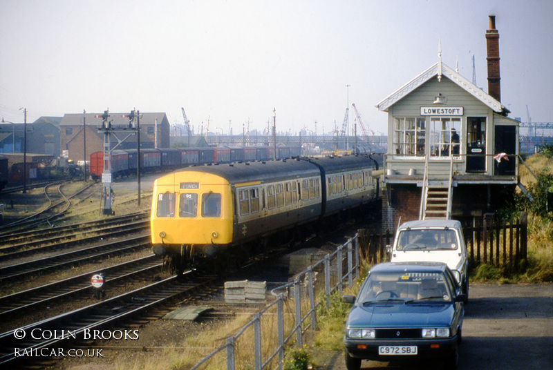 Class 101 DMU at Lowestoft