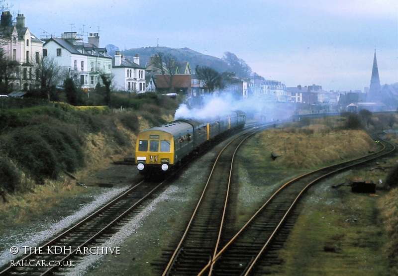 Class 101 DMU at Caernarvon