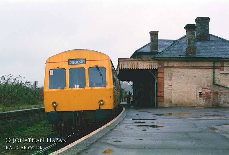 Class 101 DMU at Sudbury