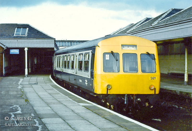 Class 101 DMU at North Berwick