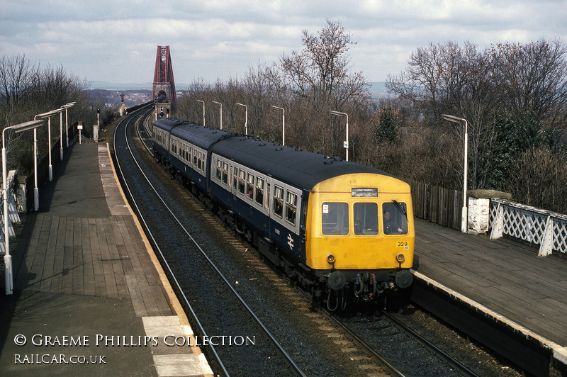 Class 101 DMU at Dalmeny