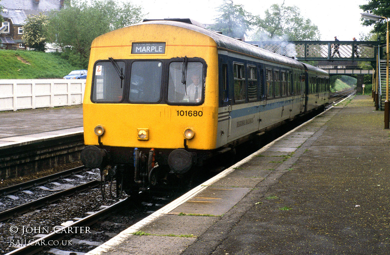 Class 101 DMU at Reddish North