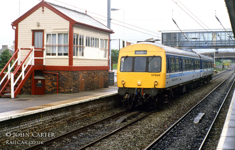 Class 101 DMU at Hazel Grove