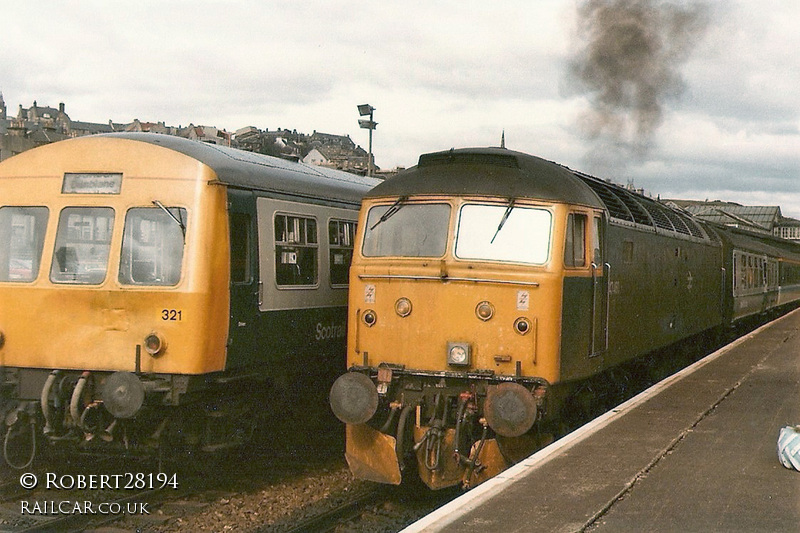 Class 101 DMU at Stirling