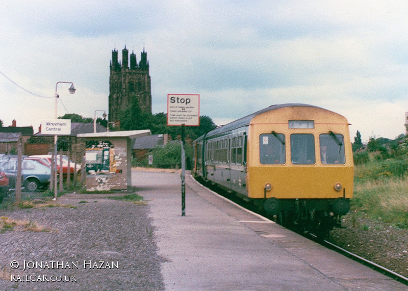 Class 101 DMU at Wrexham Central