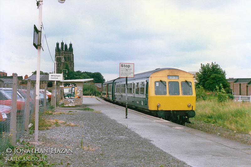 Class 101 DMU at Wrexham Central