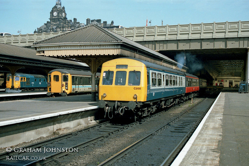 Class 101 DMU at Edinburgh Waerley