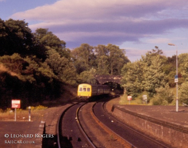 Class 101 DMU at Dunfermline