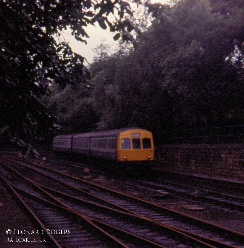 Class 101 DMU at Princes St Gardens, Edinburgh