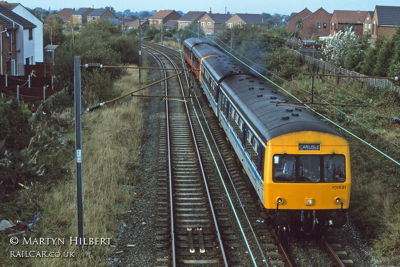 Class 101 DMU at Lostock Hall