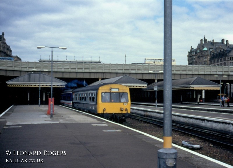 Class 101 DMU at Edinburgh Waverley