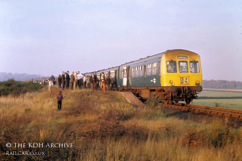 Class 101 DMU at Wellbeck Colliery