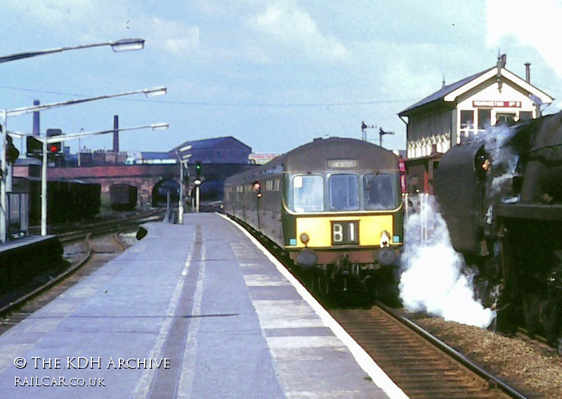 Class 101 DMU at Warrington Bank Quay