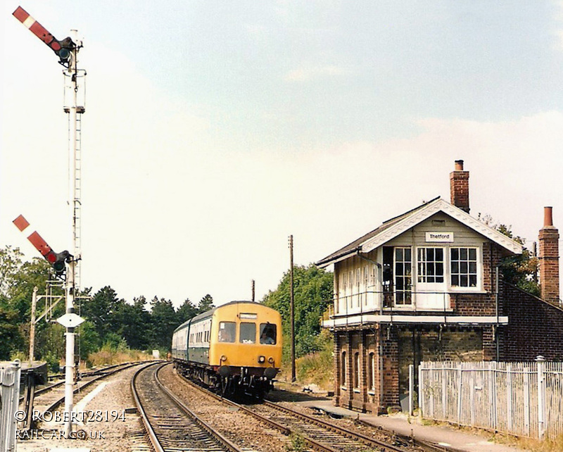 Class 101 DMU at Thetford