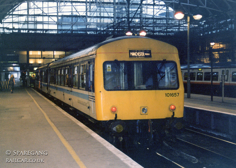 Class 101 DMU at Manchester Piccadilly