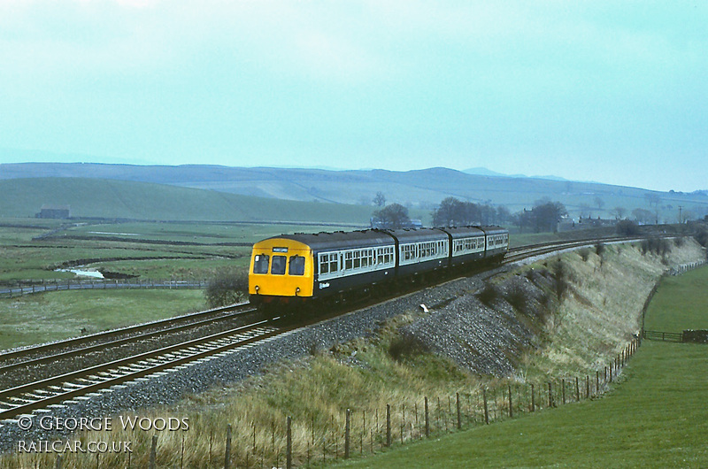 Class 101 DMU at Bell Busk