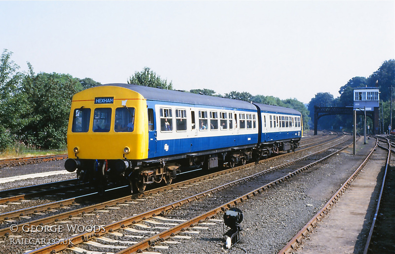 Class 101 DMU at Hexham