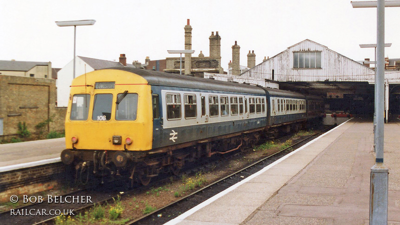 Class 101 DMU at Lowestoft