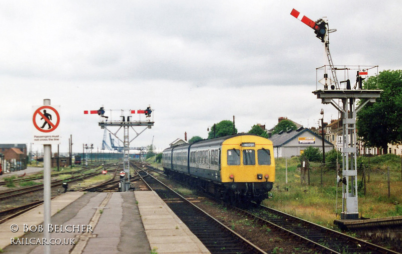 Class 101 DMU at Lowestoft