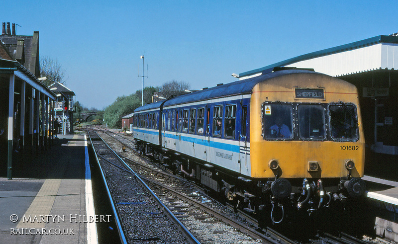 Class 101 DMU at Romiley